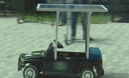 Azərbaycanda Günəş enerjisi ilə işləyən maşın
