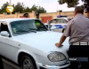 Qazaxda avtomobili yol polisinin üstünə sürdülər