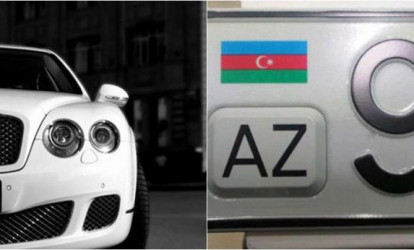 Saxta nömrəli avtomobil saxlanıldı