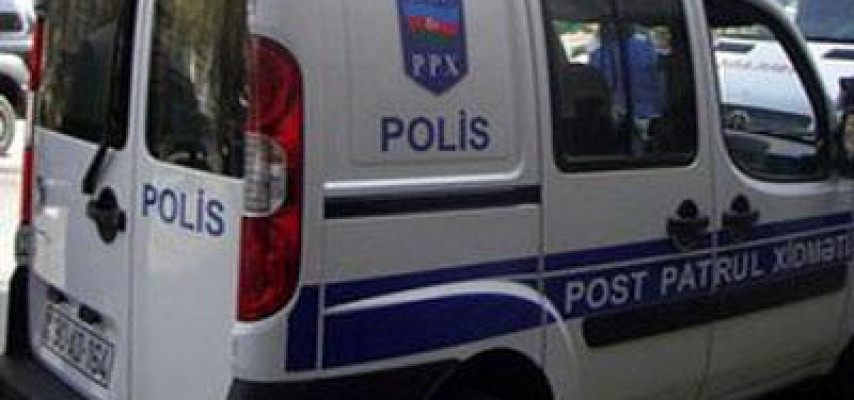 Polis serjantı polis maşını ilə qəza törətdi