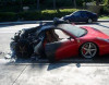 “Ferrari” belə yanıb kül oldu