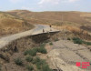 Azərbaycanda magistral yol çökdü