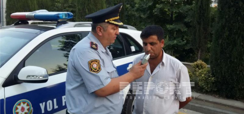 Heydər Əliyev prospektində kütləvi reyd: 32 sürücü saxlanıldı