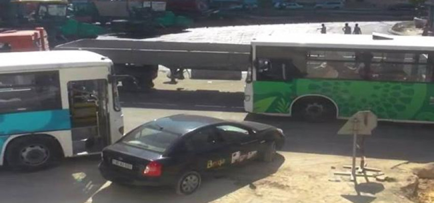 Şamaxinkada yol bağlandı