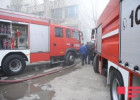 Bakıda piyada keçidi yandı