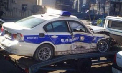 Bakıda yol polisinin iştirakı ilə ağır qəza: 9 yaralı