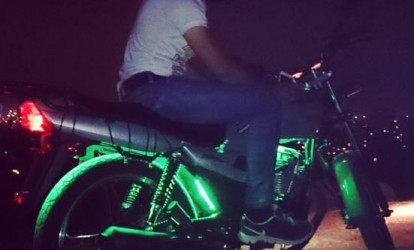 Dəhşətli qəzada ölən motosikletçinin görüntüləri – FOTO