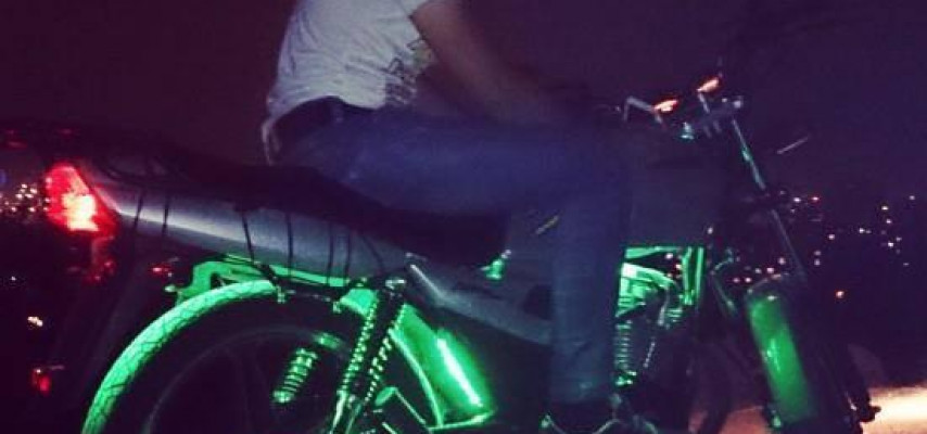 Dəhşətli qəzada ölən motosikletçinin görüntüləri – FOTO
