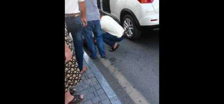 Yol polisi saxladı, sürücünün ürəyi getdi – Bakıda