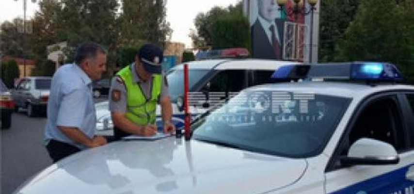 Toy karvanında nömrəni gizlədən sürücü reyddə saxlanıldı