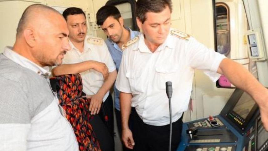 Maşinistlərə yeni qatarlardan istifadə öyrədilir
