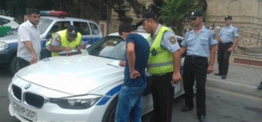 İki saata 30 sürücü cərimələndi