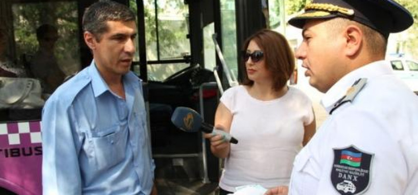 Nəqliyyat Nazirliyi sürücülərə qarşı reydlər keçirir – FOTO