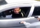 Polisə silah çəkən motosikletçini belə güllələdilər