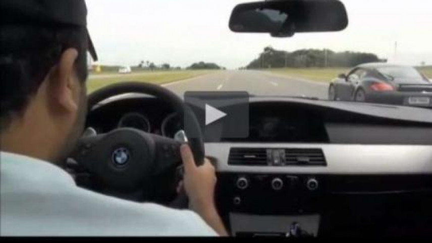 Maqistral yolda «BMW M5»-lərin gücü