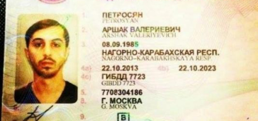 Rusiyada erməniyə verilən sürücülük vəsiqəsində TƏHLÜKƏ - ŞOK FOTO