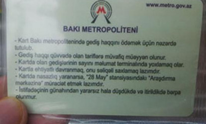 Köhnə kartların vaxtı bitdi, metroda sıxlıq yaşandı