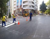 Piyada zolaqlarının rənglənməsinə start verildi – FOTO + VİDEO