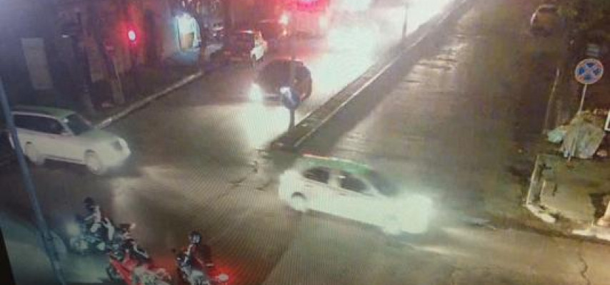 Bakıda yol polisləri motosikletçini belə tutdu