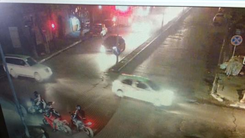 Bakıda yol polisləri motosikletçini belə tutdu