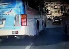 Avtobus sürücüləri 20 qəpiyə görə ölümünə sürdü – REAL VİDEO