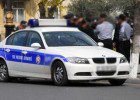 Yasamalda sürücü polisə bıçaq çəkdi