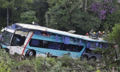 Braziliyada ağır yol qəzası: 14 nəfər öldü