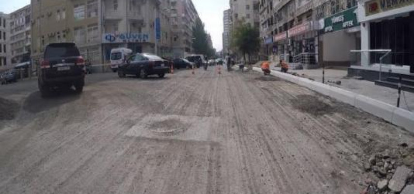 Binəqədidə bir neçə küçə təmir olunur