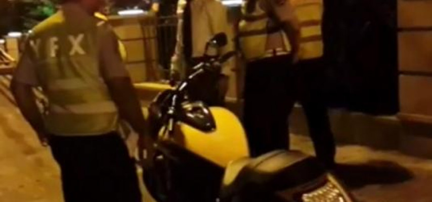 Bakıda daha bir bayker-yol polisi mübahisəsi