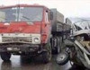 Bakıda «Opel» «Kamaz»a çırpıldı: ölən var