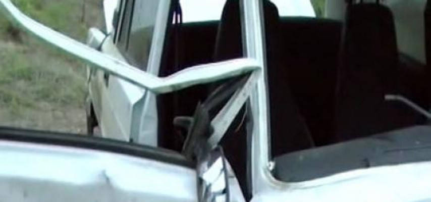 Polislər qəzaya düşdü: 4 yaralı