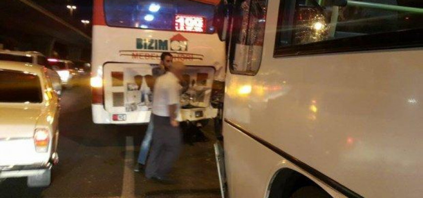 Bakıda avtobus qəzası