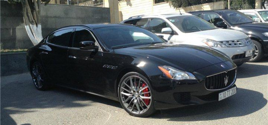 DYP-nin saxladığı "Maserati" - TT 200 nazirin qardaşı oğlunun imiş - FOTO