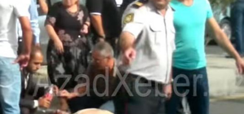 DİN Bakıda piyadaların vurulması ilə bağlı məlumat yaydı  (18+)