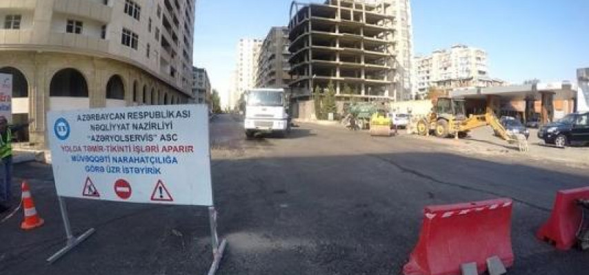 Bu küçələrin bir hissəsi bağlandı – FOTO + VİDEO