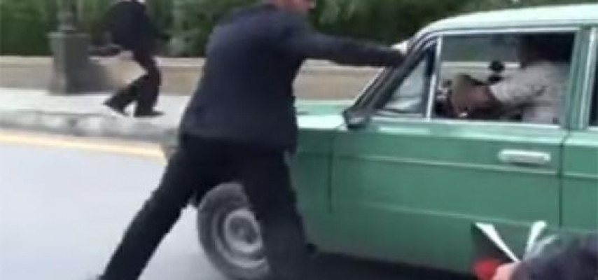 Maşını müfəttişin üzərinə sürdülər