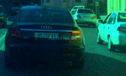 Bakıda “Ermənistan seriyalı” maşın kimindir? - DYP təkzib etdi FOTO