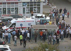 Sumqayıtda maşın “astanovka”ya girdi –FOTO
