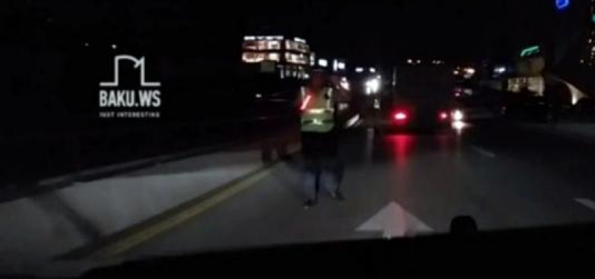Bakı polisindən azərbaycansayağı alkotest
