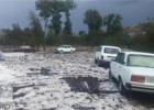 Azərbaycanda dolu maşınları «vurdu»