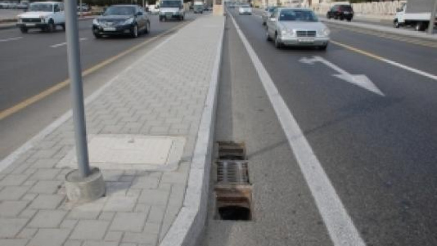 Bakıda xeyli sayda yağış barmaqlığı oğurlandı