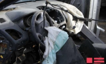 Ağdamda iki avtomobil toqquşub: 1 yaralı
