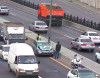 Prospektdə baş vermiş qəza tıxaca səbəb oldu