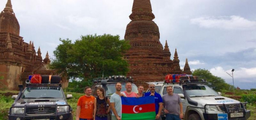 Azərbaycanın da təmsil olunduğu turun iştirakçıları Myanmaya çatıb