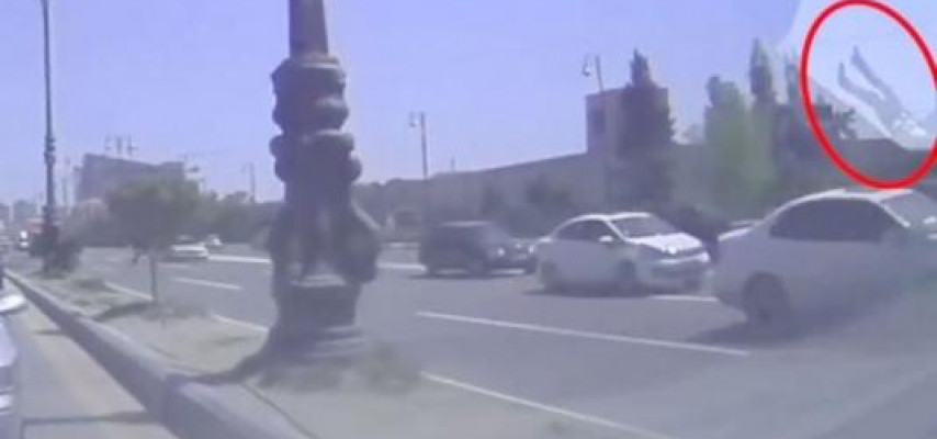 Bakıda maşın piyadanı göyə uçurdu