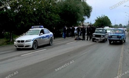 Piyadanı vurub öldürən sürücü hadisə yerindən qaçdı