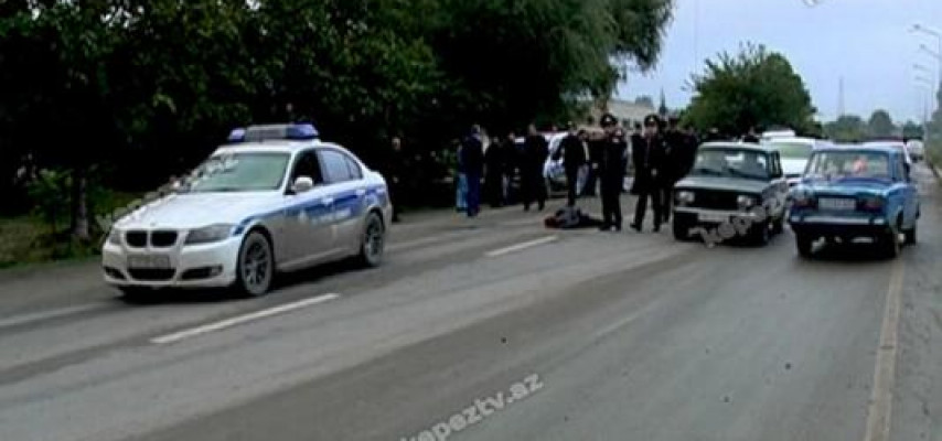 Piyadanı vurub öldürən sürücü hadisə yerindən qaçdı