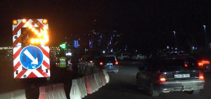 Bakının mərkəzində hərəkət qismən məhdudlaşdırılıb – FOTOLAR
