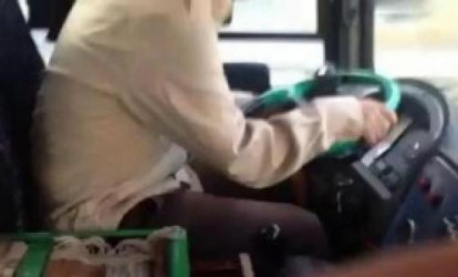Bakıda 155 saylı avtobusun sürücüsündən özbaşınalıq