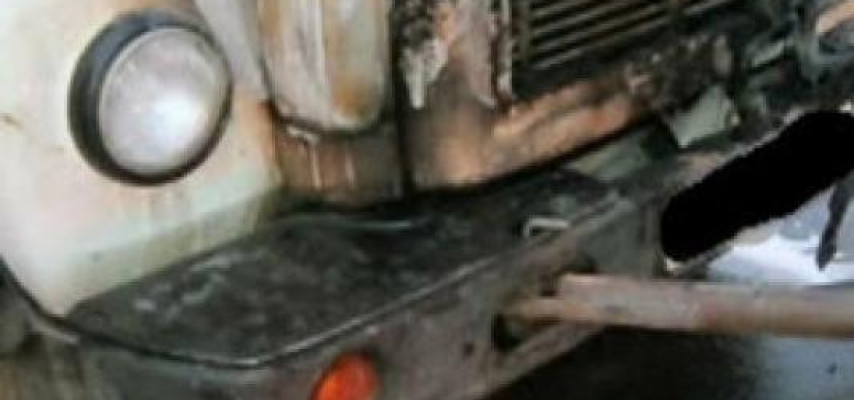 Bakıda gecə yük avtomobili yanıb
